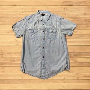 Brand New button down short sleeve shirt.